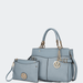 MKF Collection by Mia K Tenna Vegan Leather Womenâ€™s Satchel Bag - Blue