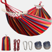 Vigor Folding Double Hanging Nylon Wholesale Swing Portable Outdoor Camping Hammock Canvas Hammock Bed - Bulk 3 Sets