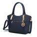 MKF Collection by Mia K Janise Solid Tote Handbag - Blue