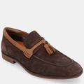 Thomas and Vine Hawthorn Apron Toe Tassel Loafer - Brown - 8.5