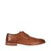 Maine Mens Burford Contrast Leather Derby Shoes - Brown - 10