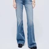 RE/DONE 70S Low Rise Bell Bottom Jean - Blue