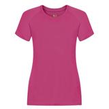 Fruit of the Loom Fruit Of The Loom Ladies/Womens Performance Sportswear T-Shirt (Fuchsia) - Pink - XXL