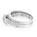 Vir Jewels 7/8 cttw Diamond Halo Cluster Wedding Engagement Ring Set 14K White Gold Bridal - White