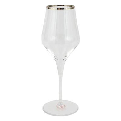 Vietri Contessa Platinum Wine Glass