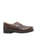 Roamers Mens Extra Wide Fitting Touch Fastening Casual Shoes - Brown - Brown - UK 9 / US 10