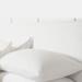 Belledorm Faux Suede Headboard Cover White - Twin - White - TWIN