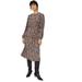 Principles Womens/Ladies Pleated Long-Sleeved Midi Dress - Black - 12