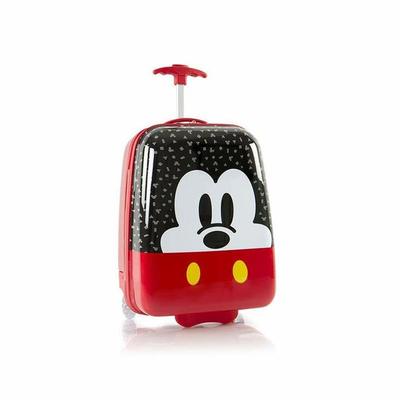 Heys Disney Mickey Mouse Kids Carry On Rolling Luggage - Hard Shell Travel Suitcase - 18 Inch