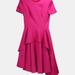 Alexander Mcqueen Alexander Mcqueen Women's Pink Cotton Ruffle Dress - Pink - 42