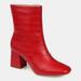 Journee Collection Journee Collection Women's Trevi Bootie - Red - 5.5