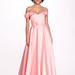 Marchesa Notte Duchess Satin Ball Gown - Blush - Pink - 16