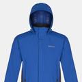 Regatta Mens Outdoor Classic Matt Hooded Waterproof Jacket - Oxford Blue/Iron - Blue - 4XL