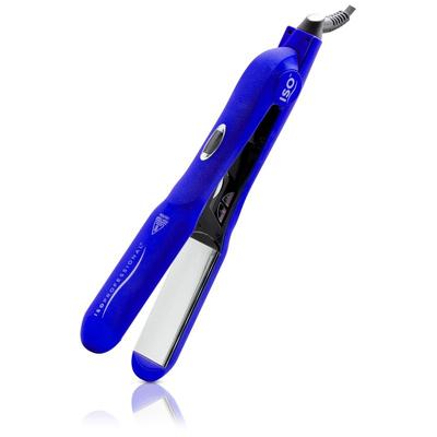 ISO Beauty Digital Infrared Technology 1.5" Titanium-Plated Flat Iron - Gold Collection - Blue