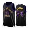 SheShow Men's Los Angeles Lakers Kobe Bryant Black 2024 City Edition Jersey - Black