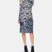 White Mark Naarah Embroidered Sweater Dress - Blue - L