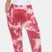 White Mark Plus Size Tie Dye Harem Pants - Red - 3X