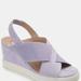 Journee Collection Journee Collection Women's Ronnie Wedge Sandal - Purple - 6.5