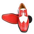 LIBERTYZENO Boyka Leather Red Bottom Oxford Style Dress Shoes - Red - 9