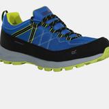 Regatta Mens Samaris Lite Walking Shoes - Hawaiian Blue/Electric Lime - Blue - UK 8 / US 9