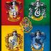 Harry Potter Hogwarts Crest Framed Poster - 25.5 cm x 4.5 cm x 20.5 cm - Yellow - 25.5CM X 4.5CM X 20.5CM