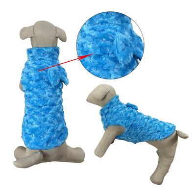 Primeware Inc. Luxury Faux Fur Winter Dogs Coat - Blue - SM