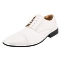 LIBERTYZENO Owen Leather Oxford Style Dress Shoes - White - 10