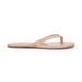 Yosi Samra Rivington Flip Flop In Nude Patent - Brown