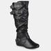 Journee Collection Journee Collection Women's Wide Calf Tiffany Boot - Black - 10