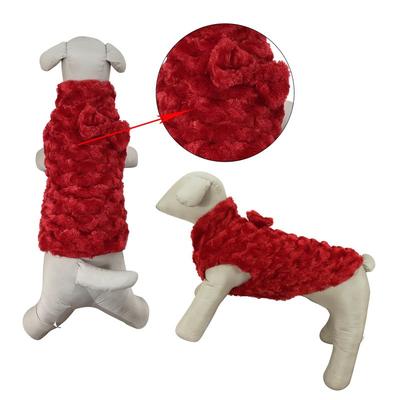 Primeware Inc. Luxury Faux Fur Winter Dogs Coat - Red - XL