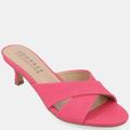 Journee Collection Women's Berkly Pumps - Pink - 8