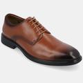 Vance Co. Shoes Kimball Wide Width Plain Toe Dress Shoe - Brown - 10.5