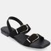 Journee Collection Women's Twylah Sandals - Black - 9.5