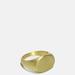 Curated Basics Oval Signet Ring - Gold - 9