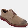 Thomas and Vine Seneca Plain Toe Derby Shoes - Brown - 14