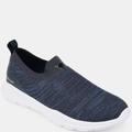 Vance Co. Shoes Vance Co. Pierce Casual Slip-on Knit Walking Sneaker - Blue - 8