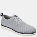 Vance Co. Shoes Novak Wide Width Knit Dress Shoe - Grey - 9.5