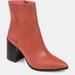 Journee Collection Journee Collection Women's Tru Comfort Foam Kathie Bootie - Red - 7