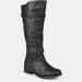 Journee Collection Journee Collection Women's Wide Calf Harley Boot - Black - 9.5