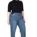 Standards & Practices Women's Plus Size Tencel Rib Cuffs Jogger Jeans - Blue