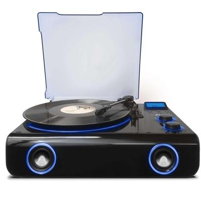 Victor Audio Beacon Hybrid 5-in-1 Turntable System with Bluetooth & FM Radio - Black