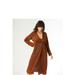 Principles Womens/Ladies Wrap Long-Sleeved Casual Dress - Brown - 8