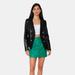 Walter Baker Marley Blazer, Black - Leather - Black - L