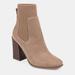 Journee Collection Journee Collection Women's Tru Comfort Foam Adalia Bootie - Brown - 8