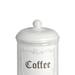 Hill Interiors Antique White Ceramic Coffee Cannisters - One Size