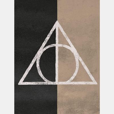 Harry Potter Deathly Hallows Print - 40 cm x 30 cm...