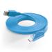 Naztech LED USB-A to USB-C 2.0 Charge/Sync Cable 6ft - Blue