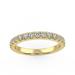 Brilliant Carbon River Of Light Band In Yellow Gold (1.05 Ct. Tw.) - Yellow - 7.5