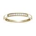 Vir Jewels 1/10 Cttw Diamond Wedding Band For Women, 10K Yellow Gold Wedding Band With 10 Stones Prong Set - Gold - 10