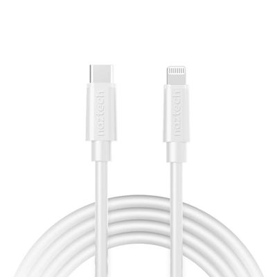 Naztech Fast Charge USB-C To MFi Lightning Cable 12ft - White